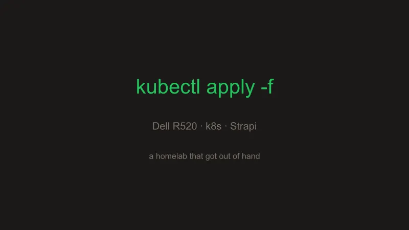 Building a Kubernetes Homelab